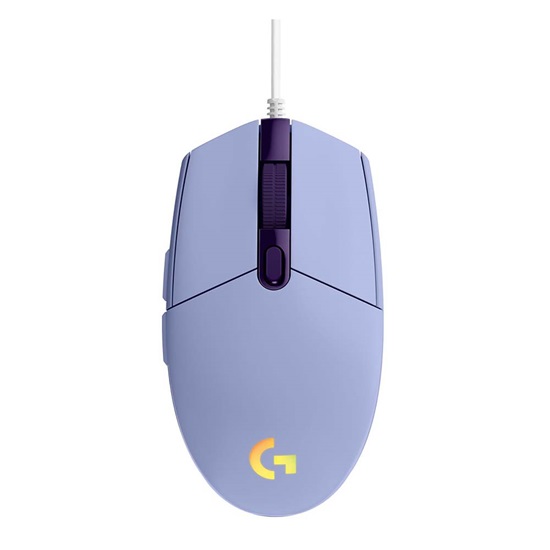 Logitech Gaming Mouse G102 LightSync RGB Lilac (910-005854) (LOGG102LIL)