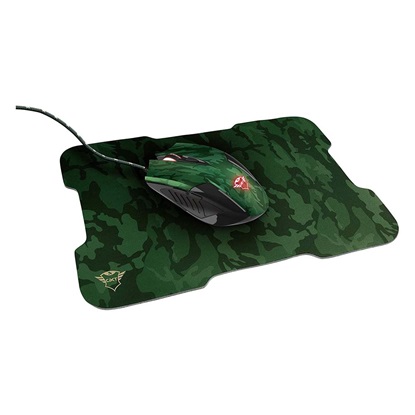 Trust GXT 781 Rixa Camo Gaming Mouse & Mouse Pad (23611) (TRS23611)