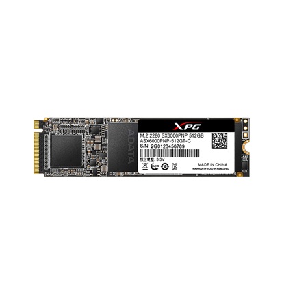 ADATA SSD 512GB XPG SX6000 Pro PCIe Gen3x4 M.2 2280 (ASX6000PNP-512GT-C) (ADTASX6000PNP-512GT-C)