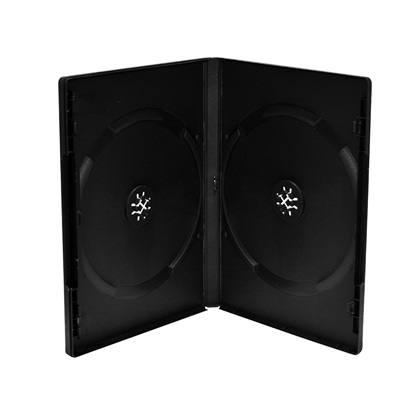 MediaRange DVD Case for 2 discs 14mm machine packing grade Black (BOX12-M)