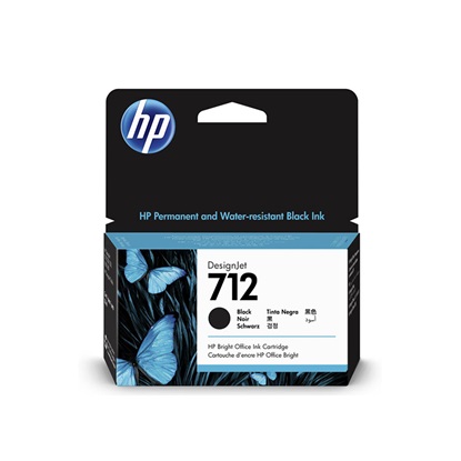 HP Μελάνι Inkjet No.712 Black (3ED70A) (HP3ED70A)