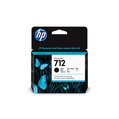 HP Μελάνι Inkjet No.712XL Black (3ED71A) (HP3ED71A)
