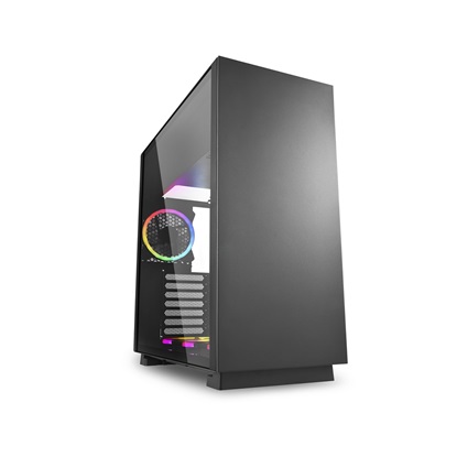 Sharkoon Pure Steel RGB Black PC Case (PURESTEELRGBBK) (SHRPURESTEELRGBBK)