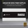 Corsair RM White Series RM850 — 850 Watt 80 PLUS Gold Fully Modular ATX PSU (CP-9020232-EU) (CORCP-9020232-EU)-CORCP-9020232-EU