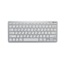 MediaRange Compact-sized Bluetooth 5.0 keyboard with 78 ultraflat keys Silver (MROS132-GR)-MROS132-GR