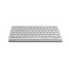 MediaRange Compact-sized Bluetooth 5.0 keyboard with 78 ultraflat keys Silver (MROS132-GR)-MROS132-GR