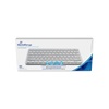 MediaRange Compact-sized Bluetooth 5.0 keyboard with 78 ultraflat keys Silver (MROS132-GR)-MROS132-GR