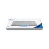 MediaRange Compact-sized Bluetooth 5.0 keyboard with 78 ultraflat keys Silver (MROS132-GR)-MROS132-GR