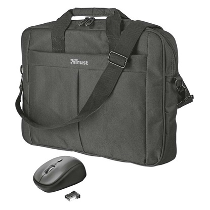 Trust Primo 16” laptop bag and compact wireless mouse (21685) (TRS21685)-TRS21685