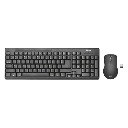 Trust Ziva Wireless Keyboard & Mouse GR (22121) (TRS22121)-TRS22121
