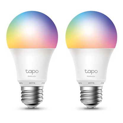 Smart Wi-Fi Light Bulb TP-Link Tapo L530E E27 8.7W Dimable Multicolor (TAPO L530E(2-PACK)) (TPL530E(2-PACK))-TPL530E(2-PACK)