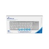 MediaRange Fordable and Rechargeable Bluetooth keyboard 64 keys with touchpad Silver (MROS133-GR)-MROS133-GR