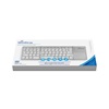 MediaRange Fordable and Rechargeable Bluetooth keyboard 64 keys with touchpad Silver (MROS133-GR)-MROS133-GR