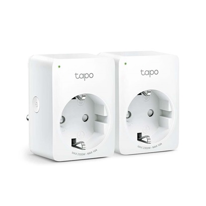 TP-LINK Mini Smart Wi-Fi Socket Tapo P100(2-pack) (TPP100(2-PACK)) (TAPO P100(2-PACK))-TPP100(2-PACK)