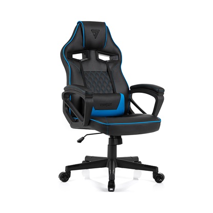 Καρέκλα Gaming Χρώματος Μαύρο - Μπλε SENSE7 Knight (7135341) (SN77135341)-SN77135341