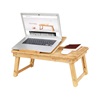 Ξύλινο Βοηθητικό Πτυσσόμενο Τραπέζι Πολλαπλών Χρήσεων με Βάση για Laptop Songmics (LLD01N) (SNGLLD01N)-SNGLLD01N