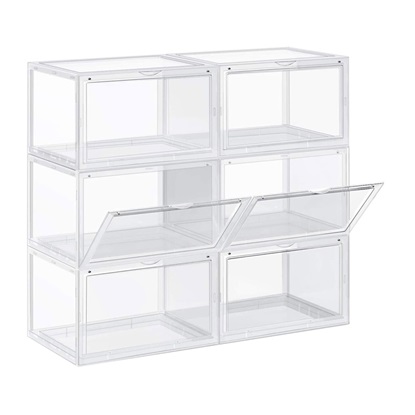 Stand Αποθήκευσης 6 Ζευγαριών Παπουτσιών 36 x 28 x 22 cm Songmics (LSP06CW) (SNGLSP06CW)-SNGLSP06CW