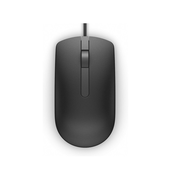 Dell Optical Mouse- MS116 (Black) (570-AAISI) (DEL570-AAISI)-DEL570-AAIS