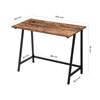 Μεταλλικό Γραφείο 100 x 50 x 75 cm Vasagle (LWD40X) (VASLWD40X)-VASLWD40X