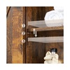 Μεταλλική Εταζέρα Μπάνιου με 4 Ράφια και 1 Ντουλάπι 64 x 24 x 171 cm Vasagle (BTS003B01) (VASBTS003B01)-VASBTS003B01