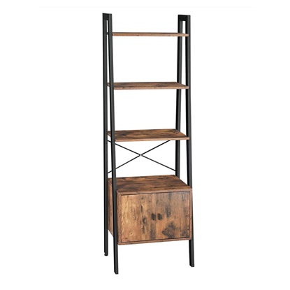 Μεταλλική Ραφιέρα με 4 Ράφια και 1 Ντουλάπι 56 x 34 x 173 cm Vasagle (LLS47BX) (VASLLS47BX)-VASLLS47BX