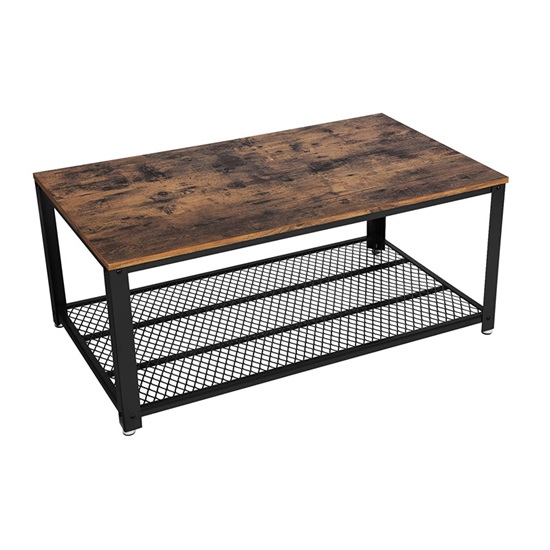Μεταλλικό Τραπέζι Σαλονιού 106.2 x 60.2 x 45 cm Χρώματος Μαύρο Vasagle (LCT61X) (VASLCT61X)-VASLCT61X