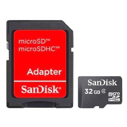 Sandisk microSDHC 32GB Class 4 Memory Card (SDSDQM-032G-B35A) (SANSDSDQM-032G-B35A)-SANSDSDQM-032G-B35A