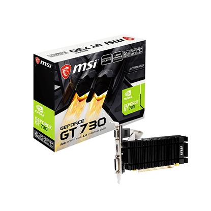 VGA MSI GeForce GT 730 LP V1 2GB GDDR3 (V809-3861R) (MSIV809-3861R)-MSIV809-3861R