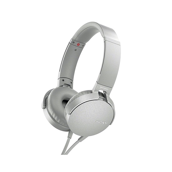 Sony On-Ear Headphones Extra Bass White (MDRXB550APW.CE7) (SNYMDRXB550APW.CE7)-SNYMDRXB550APW.CE7