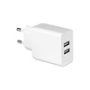 MediaRange 25W fast charger with USB-A and USB-C output, white (MRMA112)-MRMA112