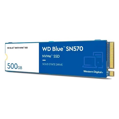 Western Digital Δίσκος SSD 2.5'' SN570 NVMe Blue 500GB (WDS500G3B0C)-WDS500G3B0C