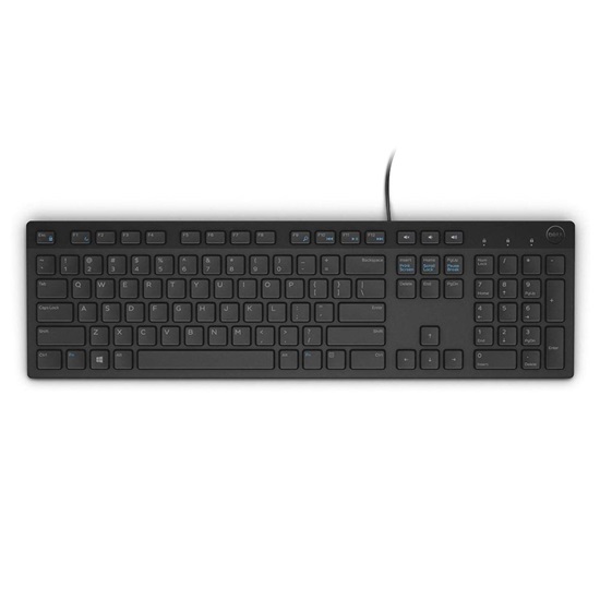 Dell Multimedia Keyboard-KB216 - US International (QWERTY) - Black (580-ADHK) (DEL580-ADHK)-DEL580-ADHK