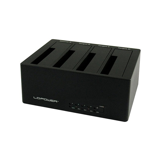LC-Power docking Station Σκληρών Δίσκων SATA 2.5"/3.5 ''USB 3.0(LC-DOCK-U3-4B) (LCDOCK-U3-4B)-LCDOCK-U3-4B