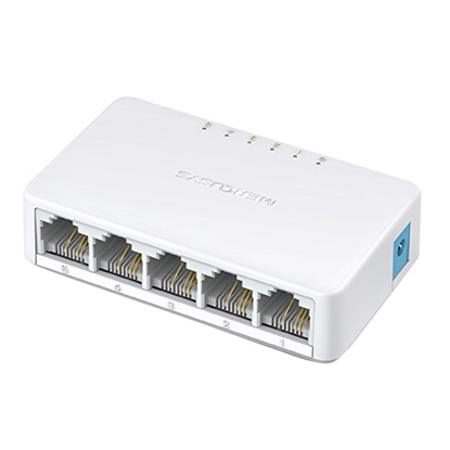 Mercusys 5-Port 10/100Mbps Desktop Switch (MS105) (MERMS105)-MERMS105