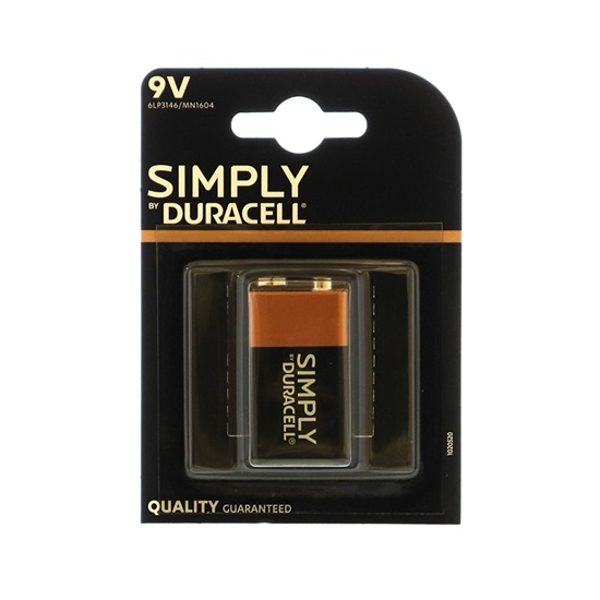 Αλκαλική Μπαταρία Duracell Simply 9V (6LP3146) (DUR81427227)-DUR81427227