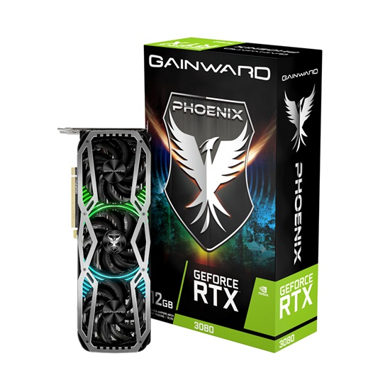 VGA Gainward GeForce® RTX 3080 12GB Phoenix (LHR) (NED3080019KB-132AX) (GNWNED3080019KB-132AX)-GNWNED3080019KB-132AX