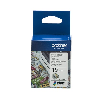 Brother CZ-1003 Label Roll  19mm  (CZ-1003) (BROCZ1003)-BROCZ1003