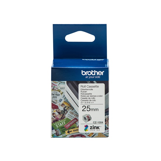 Brother CZ-1004 Label Roll  25mm  (CZ-1004) (BROCZ1004)-BROCZ1004