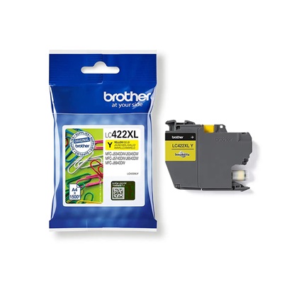 Brother Μελάνι Inkjet LC Yellow Cartridge (LC422XLY) (BROLC422XLY)-BROLC422XLY