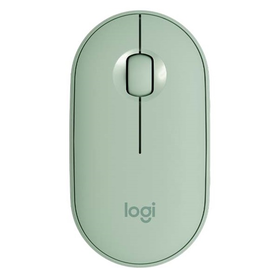 Logitech M350 Pebble Mouse Light Green Wireless (910-005720) (LOGM350LGN)-LOGM350LGN