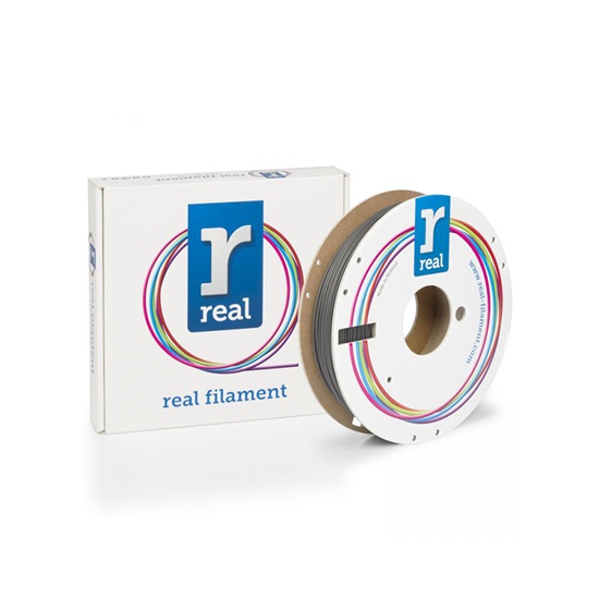 REAL PLA Matte 3D Printer Filament - Black - spool of 0.5Kg - 1.75mm (REFPLAMATTEBLACK500MM175)-REFPLAMATTEBLACK500MM175