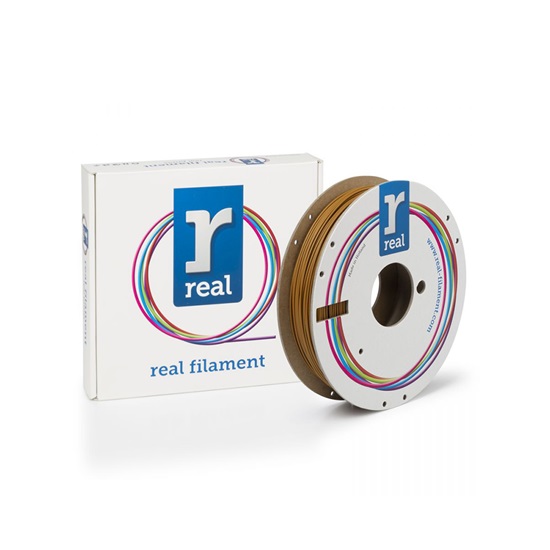 REAL PLA Matte 3D Printer Filament - Rust Orange - spool of 0.5Kg - 1.75mm (REFPLAMATTEORANGE500MM175)-REFPLAMATTEORANGE500MM175