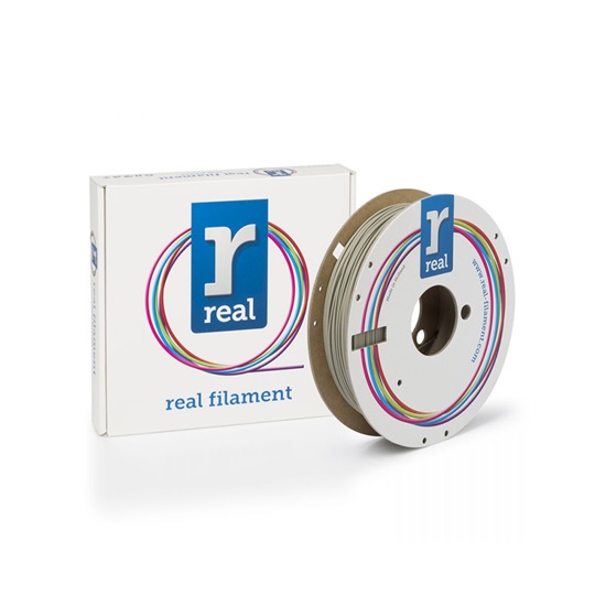 REAL PLA Matte 3D Printer Filament - Khaki Gray - Spool of 0.50Kg - 1.75mm (REFPLAMATTEQUARRY500MM175)-REFPLAMATTEQUARRY500MM175