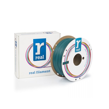 REAL PLA Recycled 3D Printer Filament - Blue - spool of 1Kg - 1.75mm (REFPLARBLUE1000MM175)-REFPLARBLUE1000MM175
