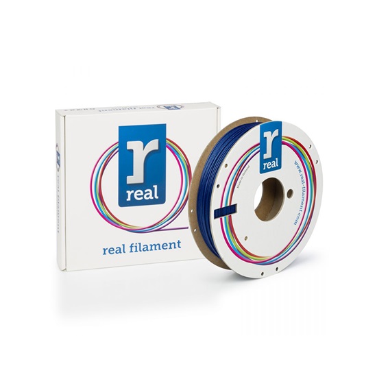 REAL PLA Sparkle 3D Printer Filament - Sparkle Blue Crystal - spool of 0.5Kg - 1.75mm (REFPLASPRKBLUE500MM175)-REFPLASPRKBLUE500MM175