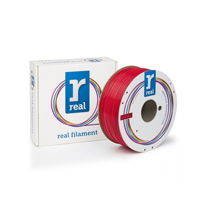 REAL ABS Plus 3D Printer Filament - Red - spool of 1Kg - 1.75mm (REFABSPLUSRED1000MM175)-REFABSPLUSRED1000MM175