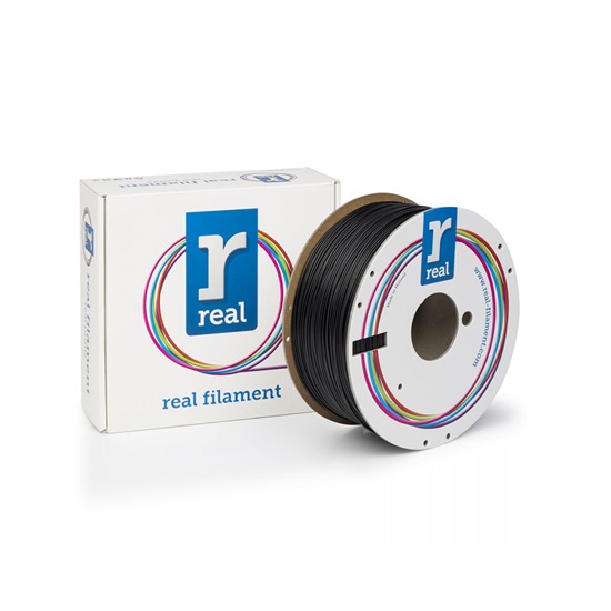REAL ABS Pro 3D Printer Filament - Black - spool of 1Kg - 1.75mm (REFABSPROBLACK1000MM175)-REFABSPROBLACK1000MM175