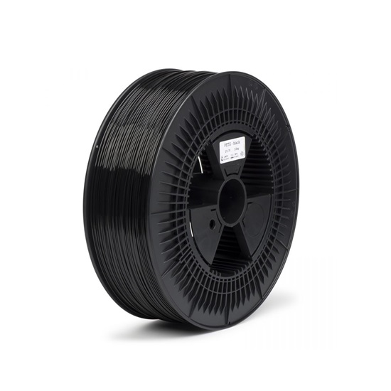 REAL PETG 3D Printer Filament - Black - Spool of 5Kg - 1.75mm (REFPETGSBLACK5000MM175)-REFPETGSBLACK5000MM175