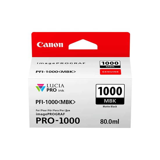 Canon Μελάνι Inkjet PFI1000MBK Matte Black (0545C001) (CANPFI-1000MBK)-CANPFI-1000MBK