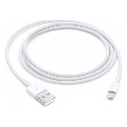 Apple Charge Cable USB to Lightning Λευκό 1m (MQUE2ZM/A) (APPMQUE2ZM/A)-APPMQUE2ZM/A